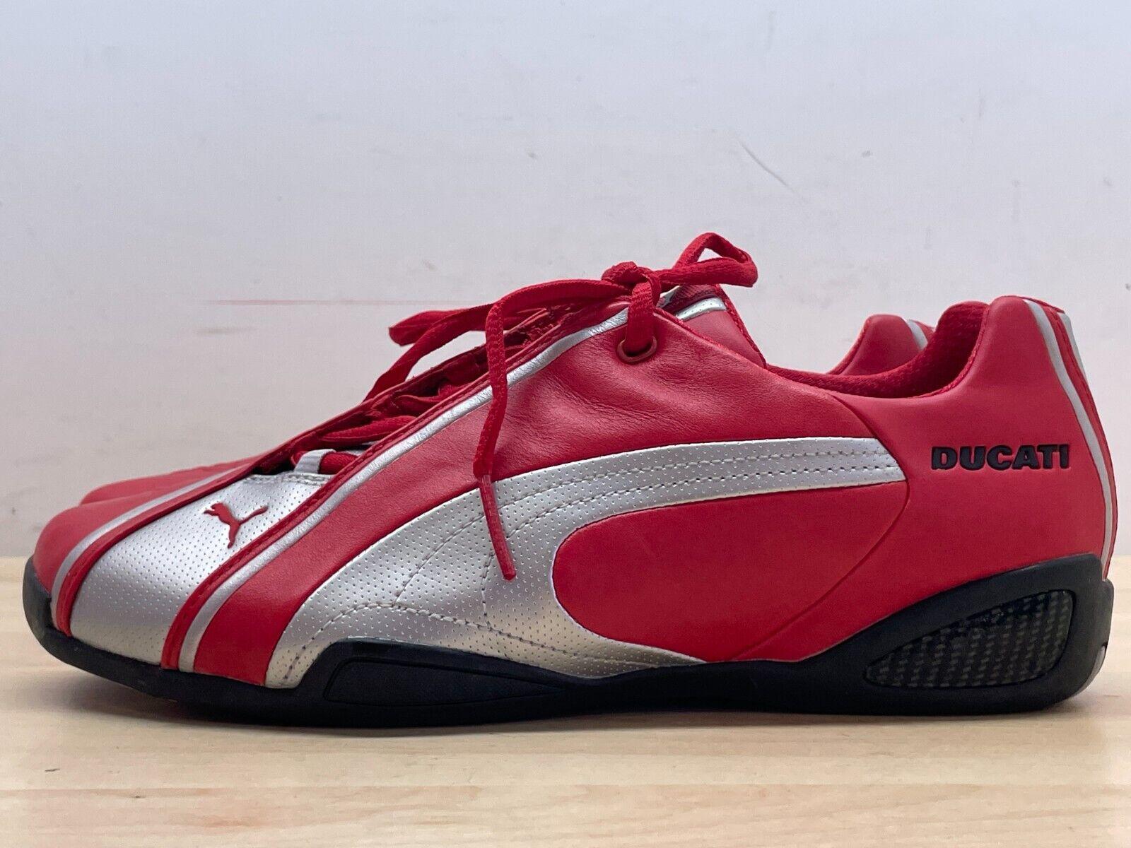 ducati scarpe in pelle originali ducati borgo panigale red - silver puma tg. 39 - foto 5