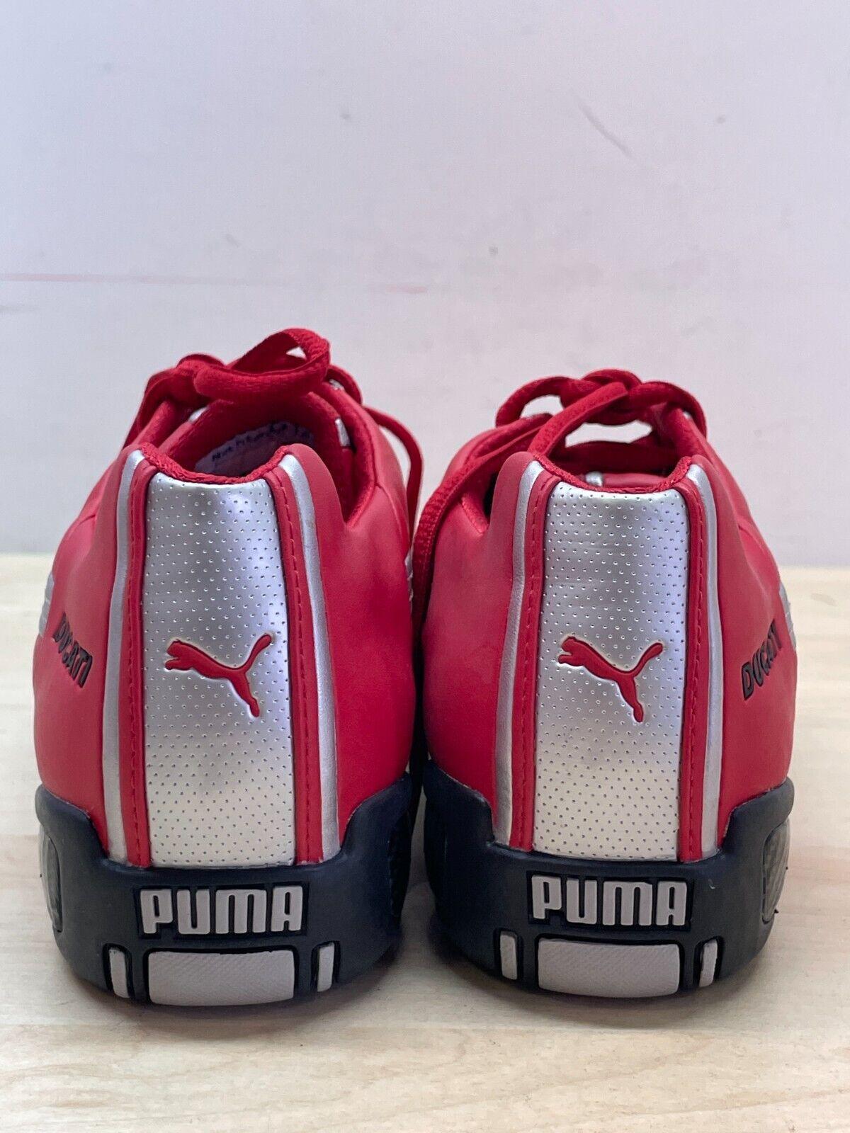 ducati scarpe in pelle originali ducati borgo panigale red - silver puma tg. 39 - foto 6