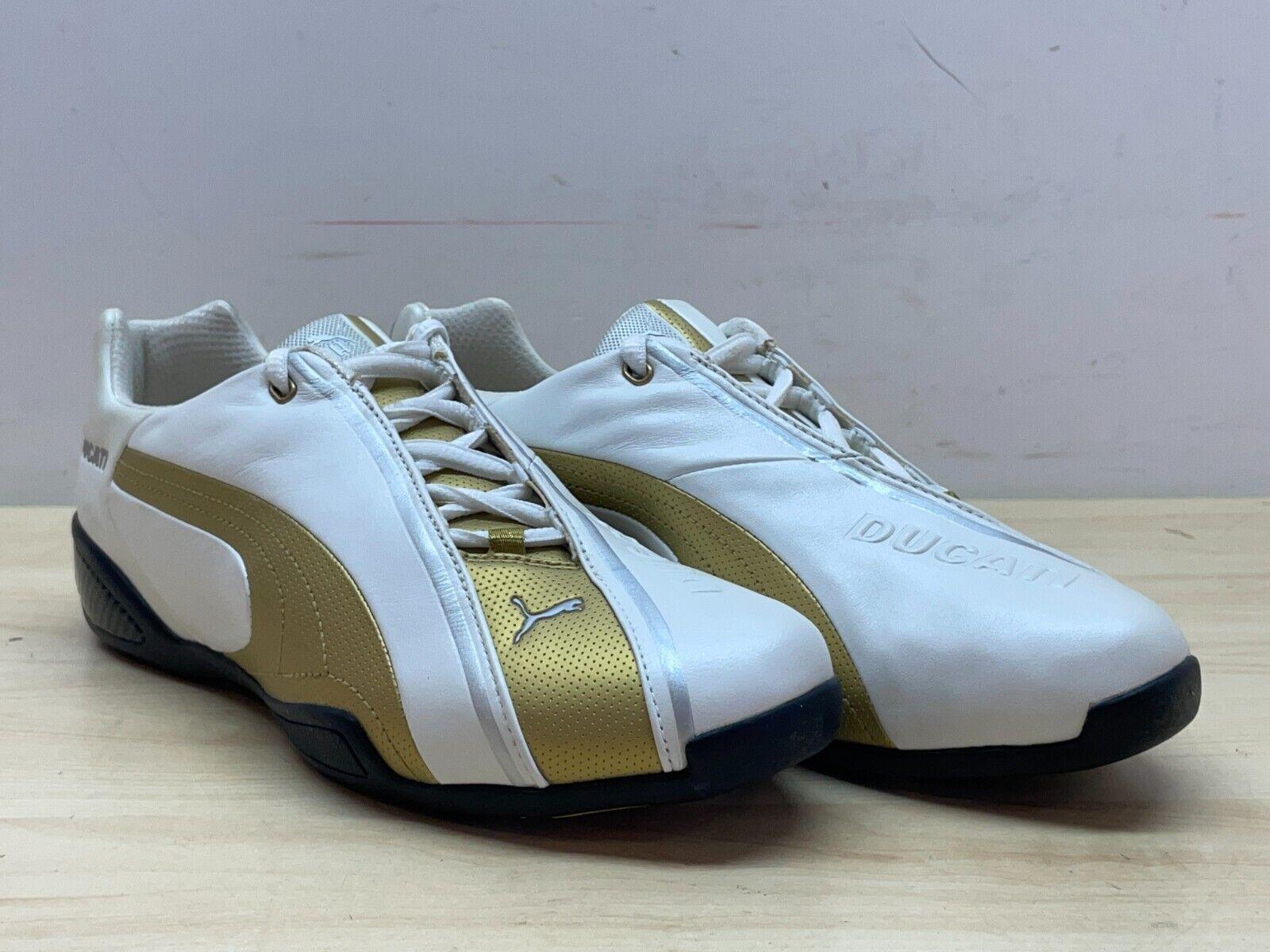 ducati scarpe in pelle originali ducati borgo panigale white - gold puma tg. 39 - foto 1