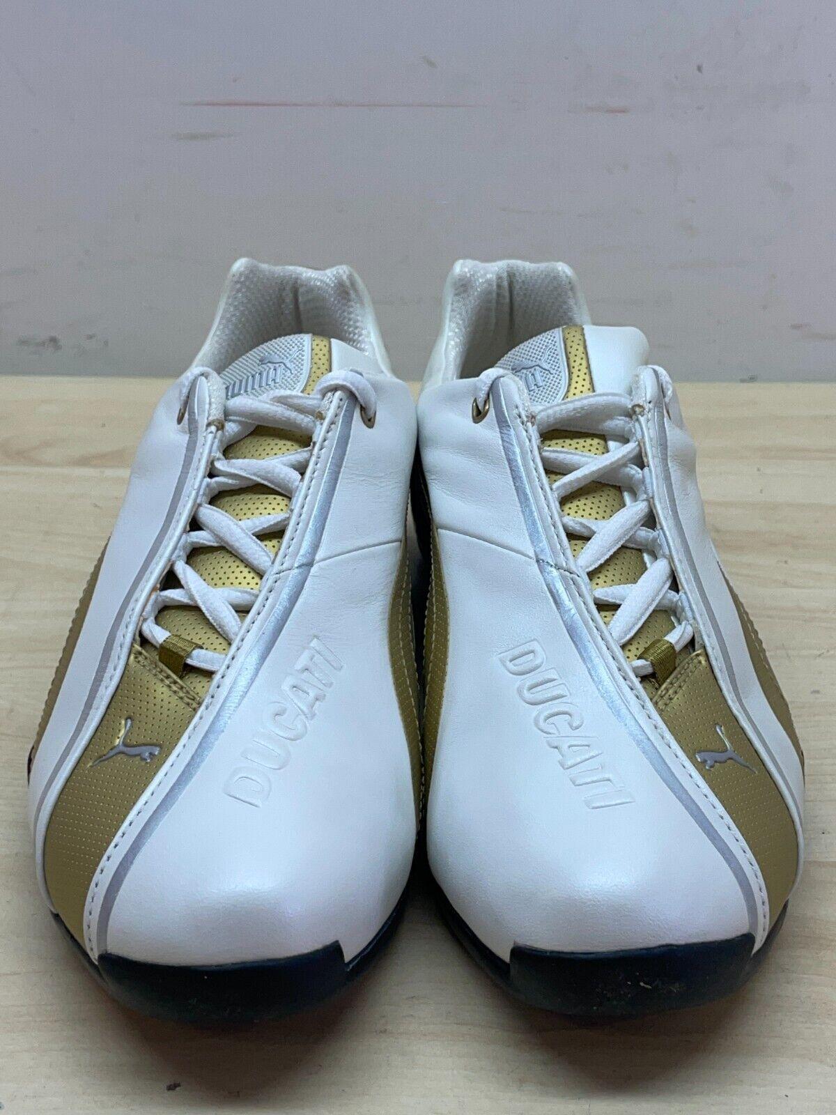 ducati scarpe in pelle originali ducati borgo panigale white - gold puma tg. 39 - foto 2