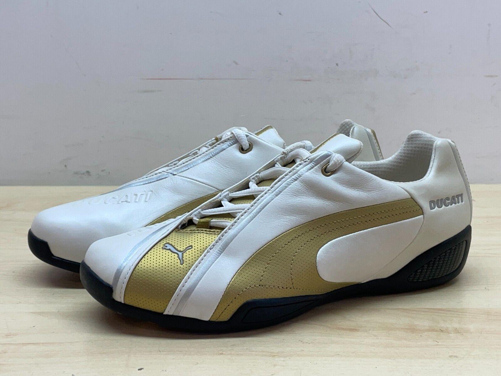ducati scarpe in pelle originali ducati borgo panigale white - gold puma tg. 39 - foto 3