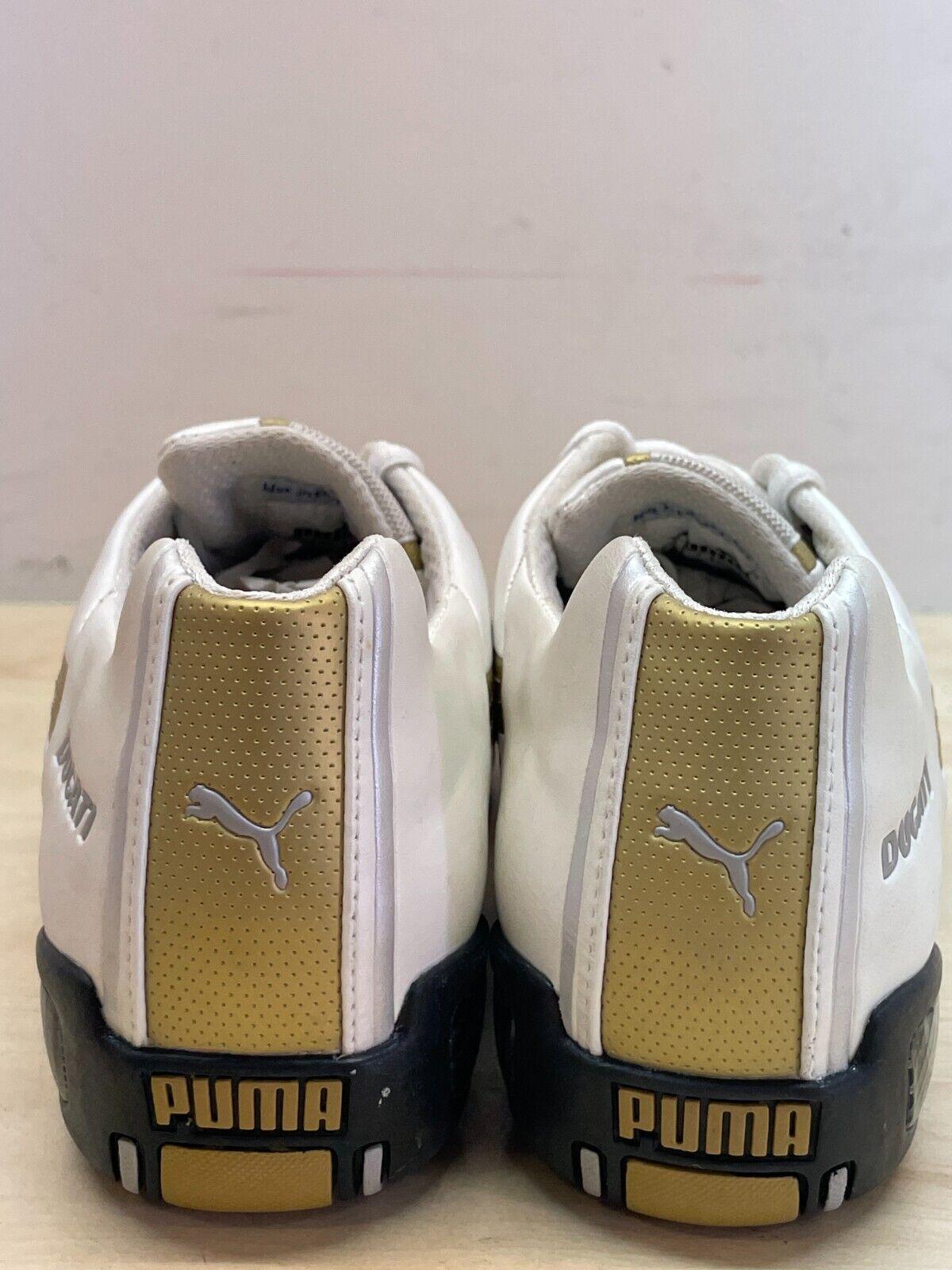 ducati scarpe in pelle originali ducati borgo panigale white - gold puma tg. 39 - foto 5