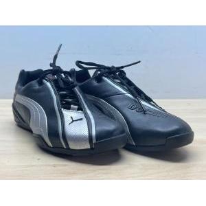 Scarpe in pelle originali  borgo panigale black - silver puma tg. 38
