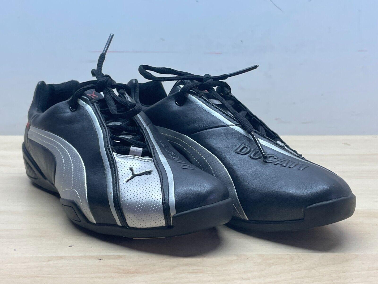 ducati scarpe in pelle originali ducati borgo panigale black - silver puma tg. 38 - foto 1