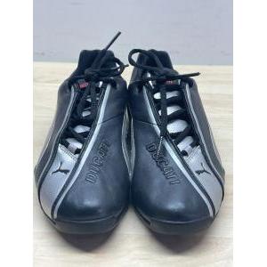 Scarpe in pelle originali  borgo panigale black - silver puma tg. 38