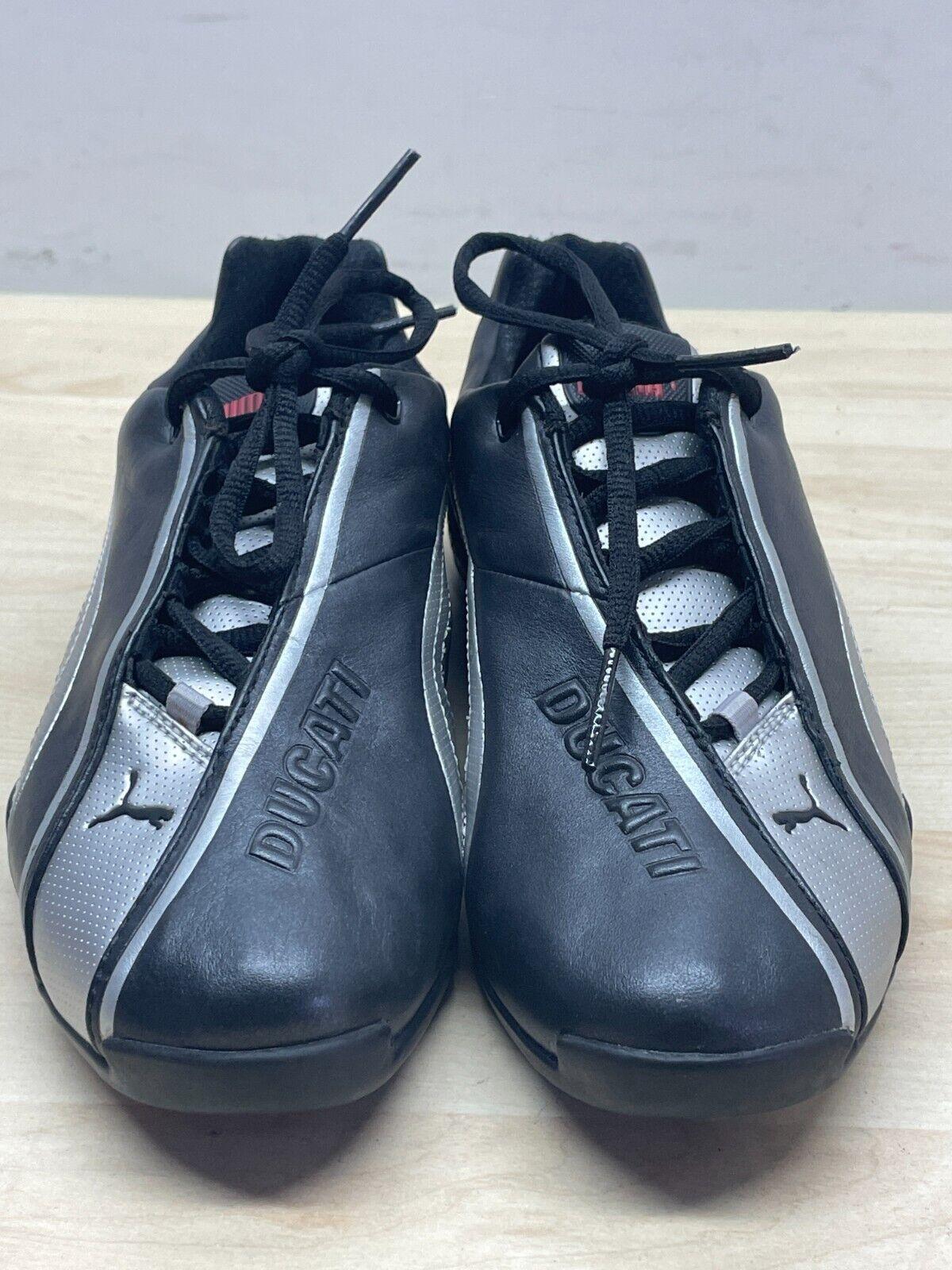 ducati scarpe in pelle originali ducati borgo panigale black - silver puma tg. 38 - foto 2