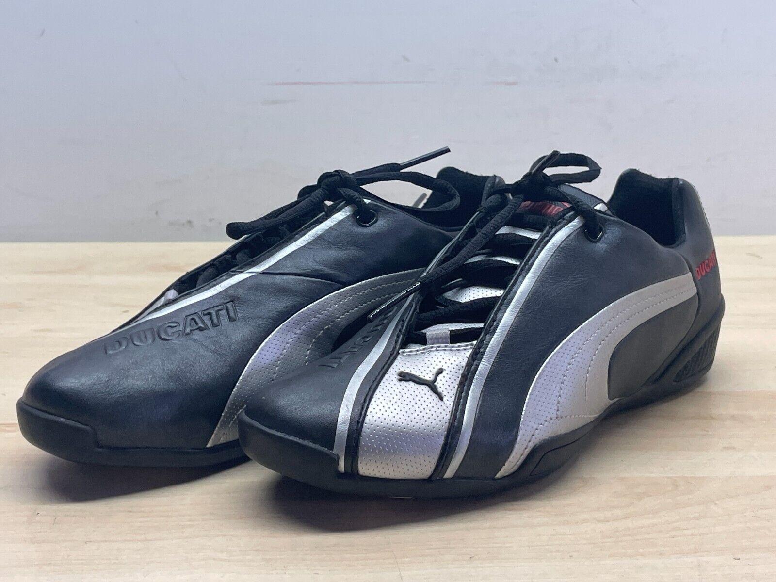 ducati scarpe in pelle originali ducati borgo panigale black - silver puma tg. 38 - foto 3