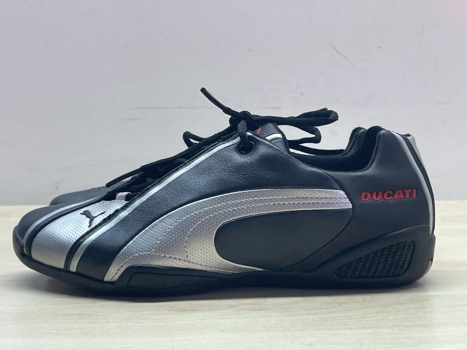ducati scarpe in pelle originali ducati borgo panigale black - silver puma tg. 38 - foto 4