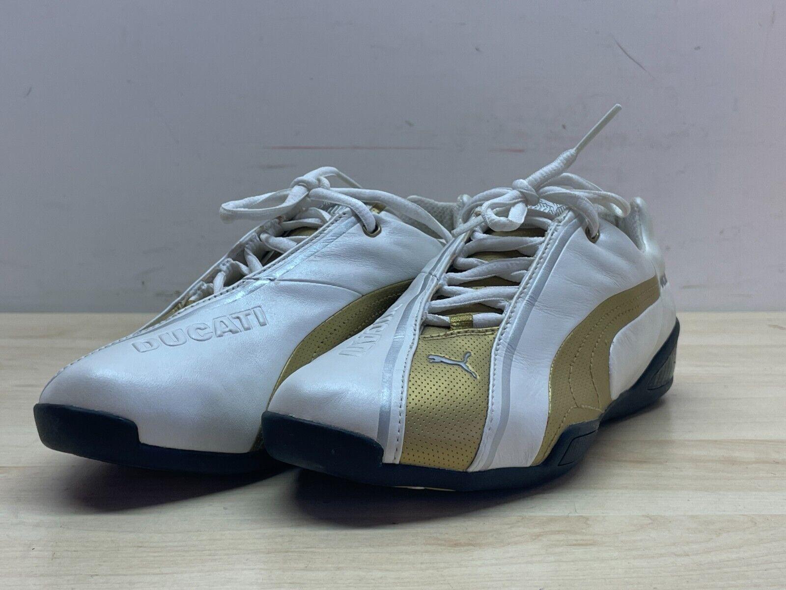 ducati scarpe in pelle originali ducati borgo panigale white - gold puma tg. 38 - foto 2