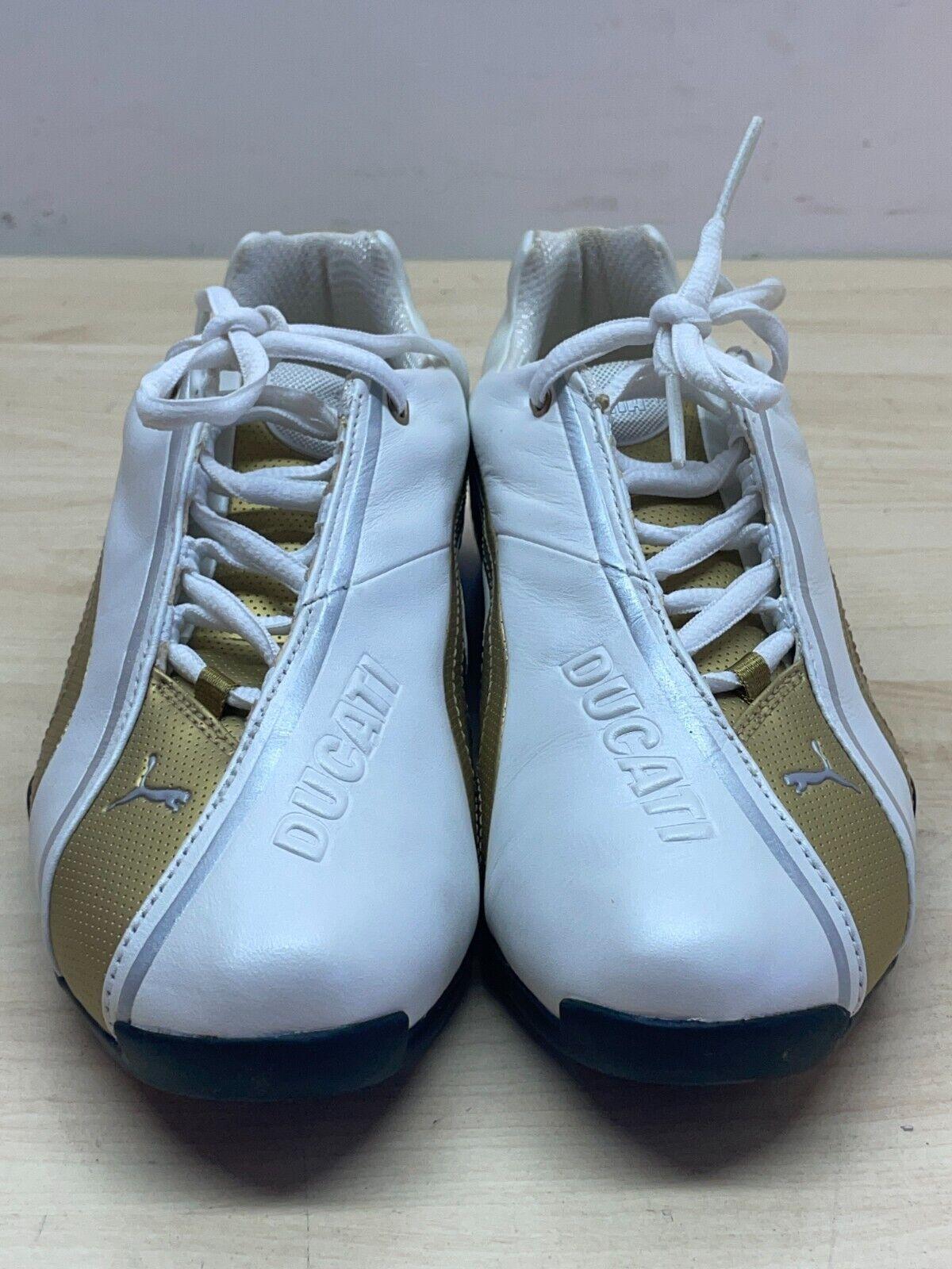 ducati scarpe in pelle originali ducati borgo panigale white - gold puma tg. 38 - foto 3