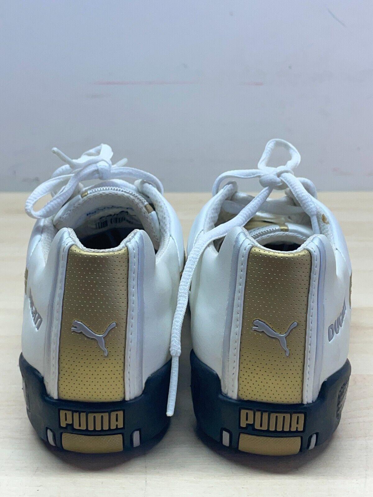 ducati scarpe in pelle originali ducati borgo panigale white - gold puma tg. 38 - foto 5