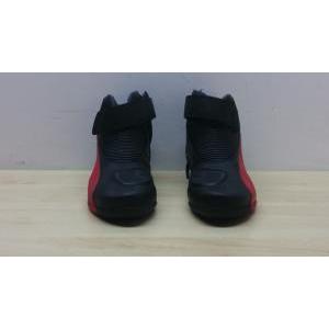 Stivale basso da moto stradale puma flat v2 nero rosso tg. 42