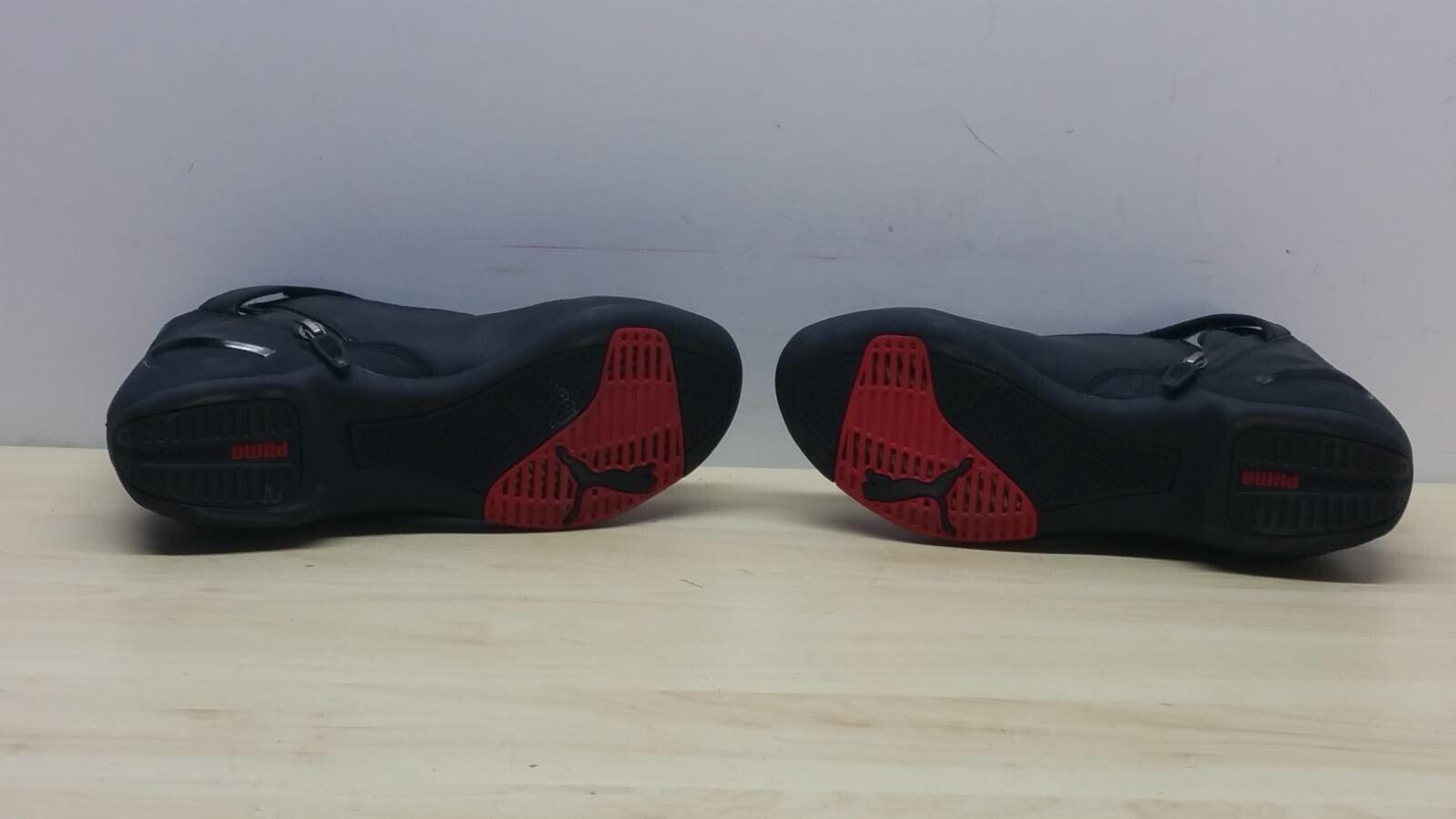  stivale basso da moto stradale puma flat v2 nero rosso tg. 42 - foto 5