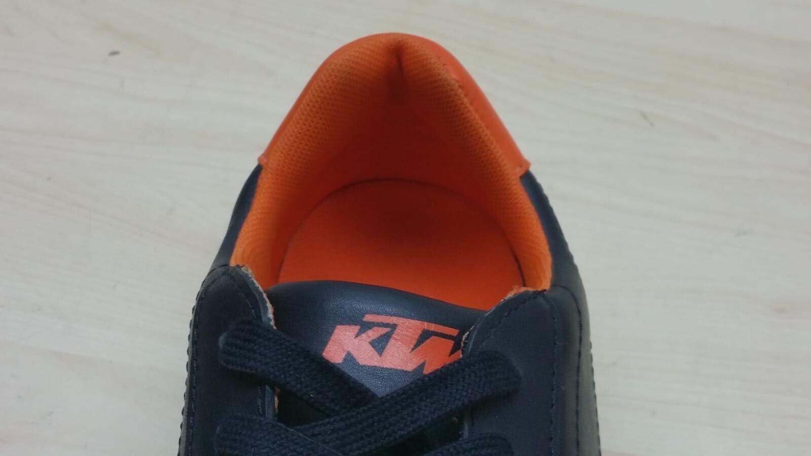 ktm scarpe originali ktm paddock sneaker nero bianco arancione tg. 43 - foto 3