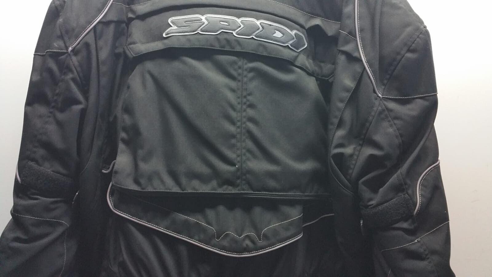 spidi giubbotto da moto vintage spidi ergo 05 robust nero tg. 5xl - foto 4