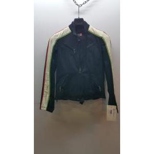 Giubbino da moto vintage tricolore  donna panigale tex nero tg. 42