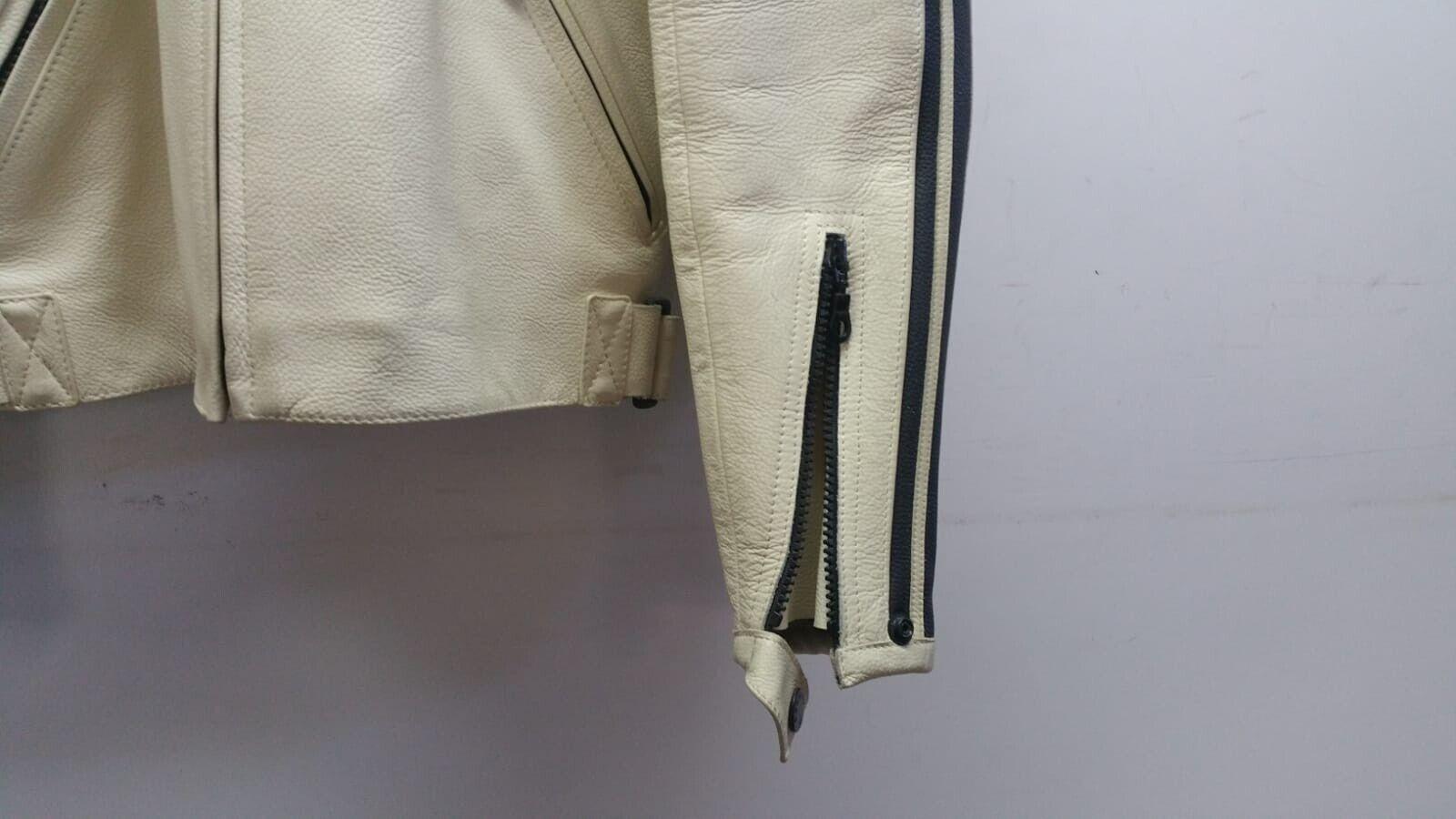 ducati giubbotto da moto ducati dainese vintage donna retrã² jacket lady crema tg. 44 4 - foto 4