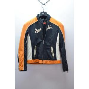 Giubbotto da moto vintage  legend lady nero arancione bianco tg. 44 6