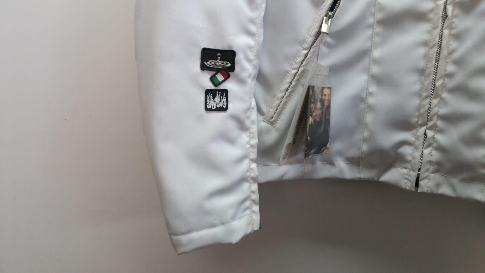 ducati giubbotto vintage da moto antivento ducati monster donna bianco tg. l 12 - foto 3