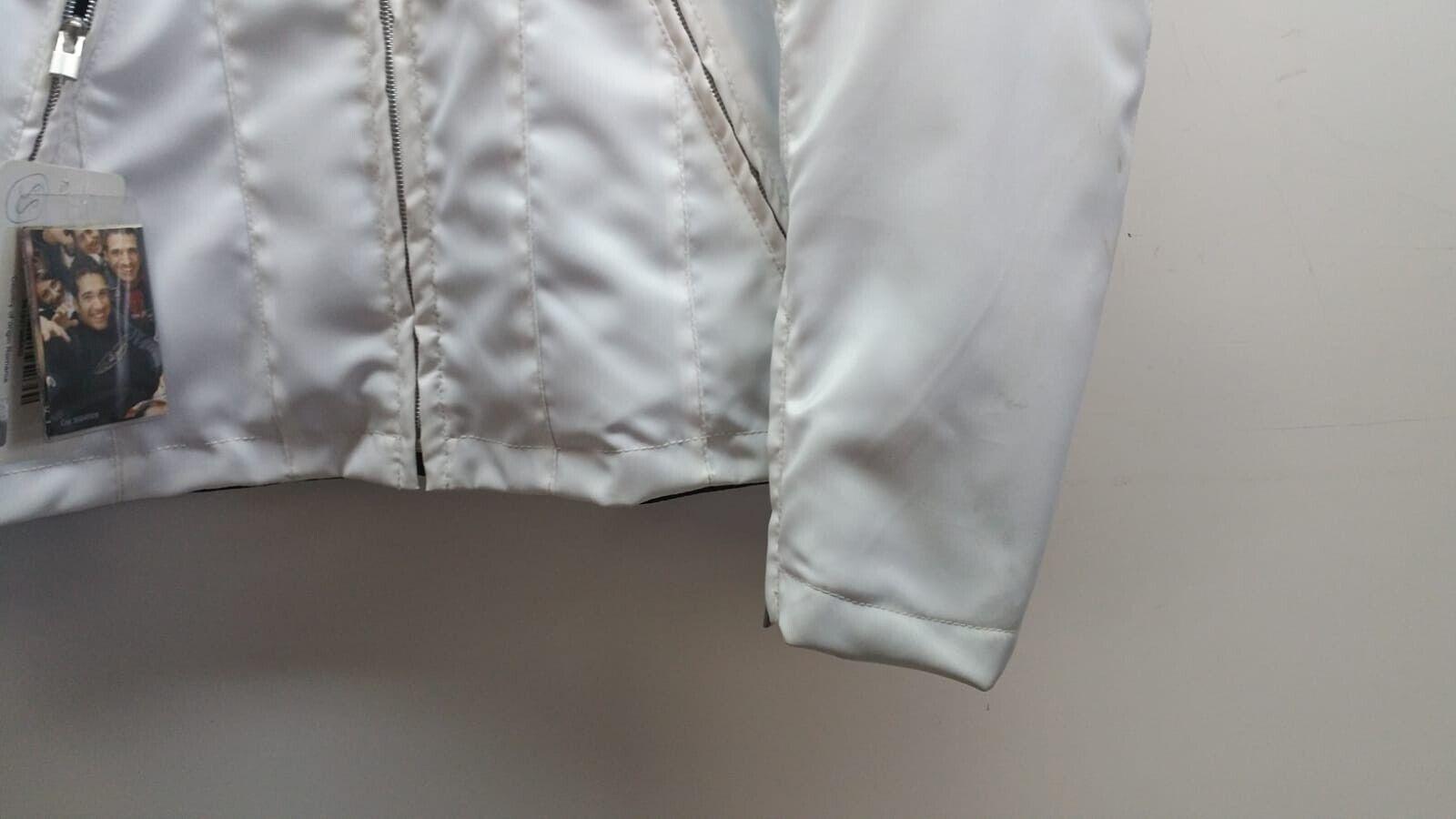 ducati giubbotto vintage da moto antivento ducati monster donna bianco tg. l 12 - foto 4