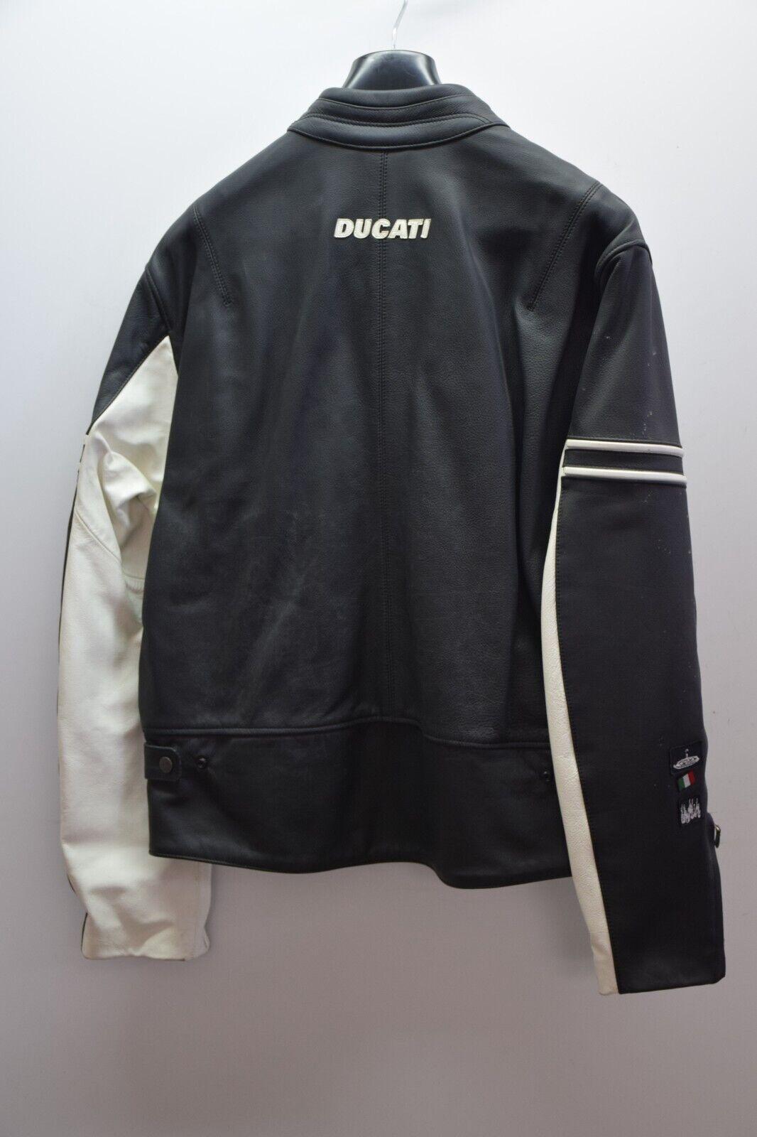 ducati giubbotto da moto vintage ducati monster uomo pelle nero tg. 54 20 - foto 2