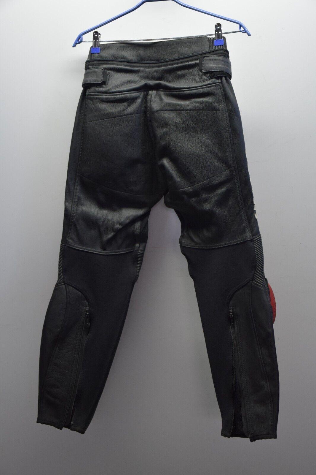 ducati pantalone in pelle da moto vintage speed ducati 06 nero tg. 48 1 - foto 2
