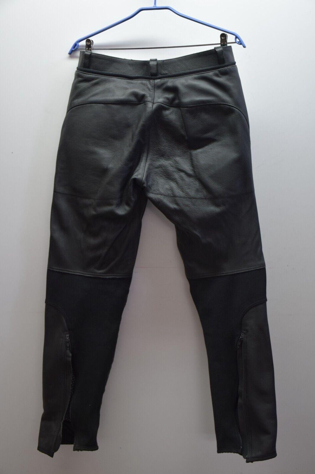 ducati pantalone in pelle da moto ducati dainese flag nero tg. 50 3 - foto 2