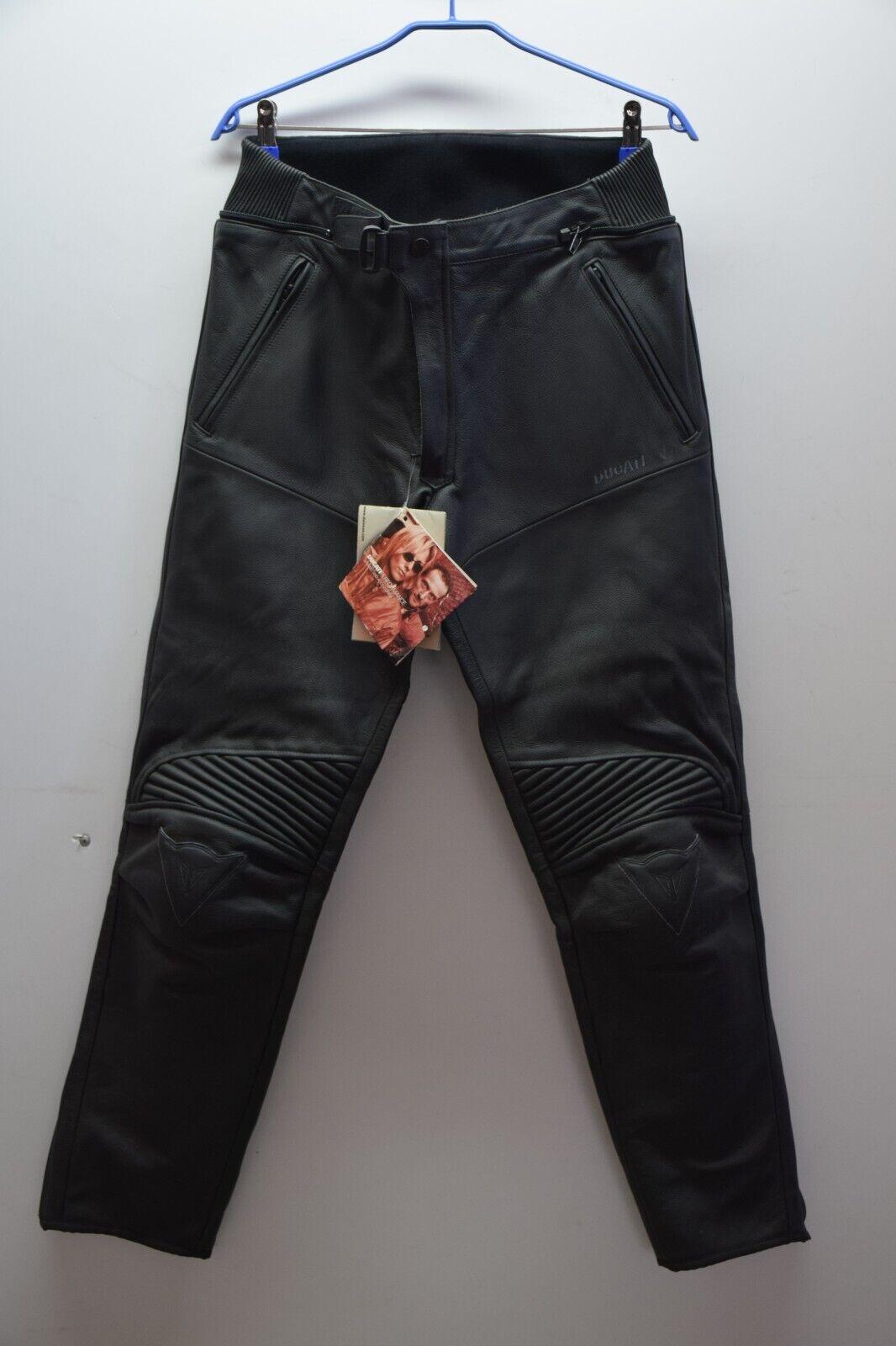 ducati pantalone in pelle da moto ducati dainese combi lather ponts nero tg. 54 4 - foto 1