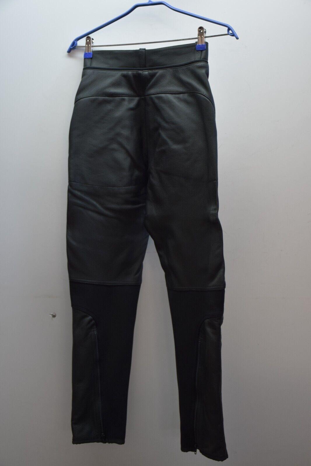 ducati pantaloni in pelle da moto ducati flag lady dainese nero tg. 40 7 - foto 2