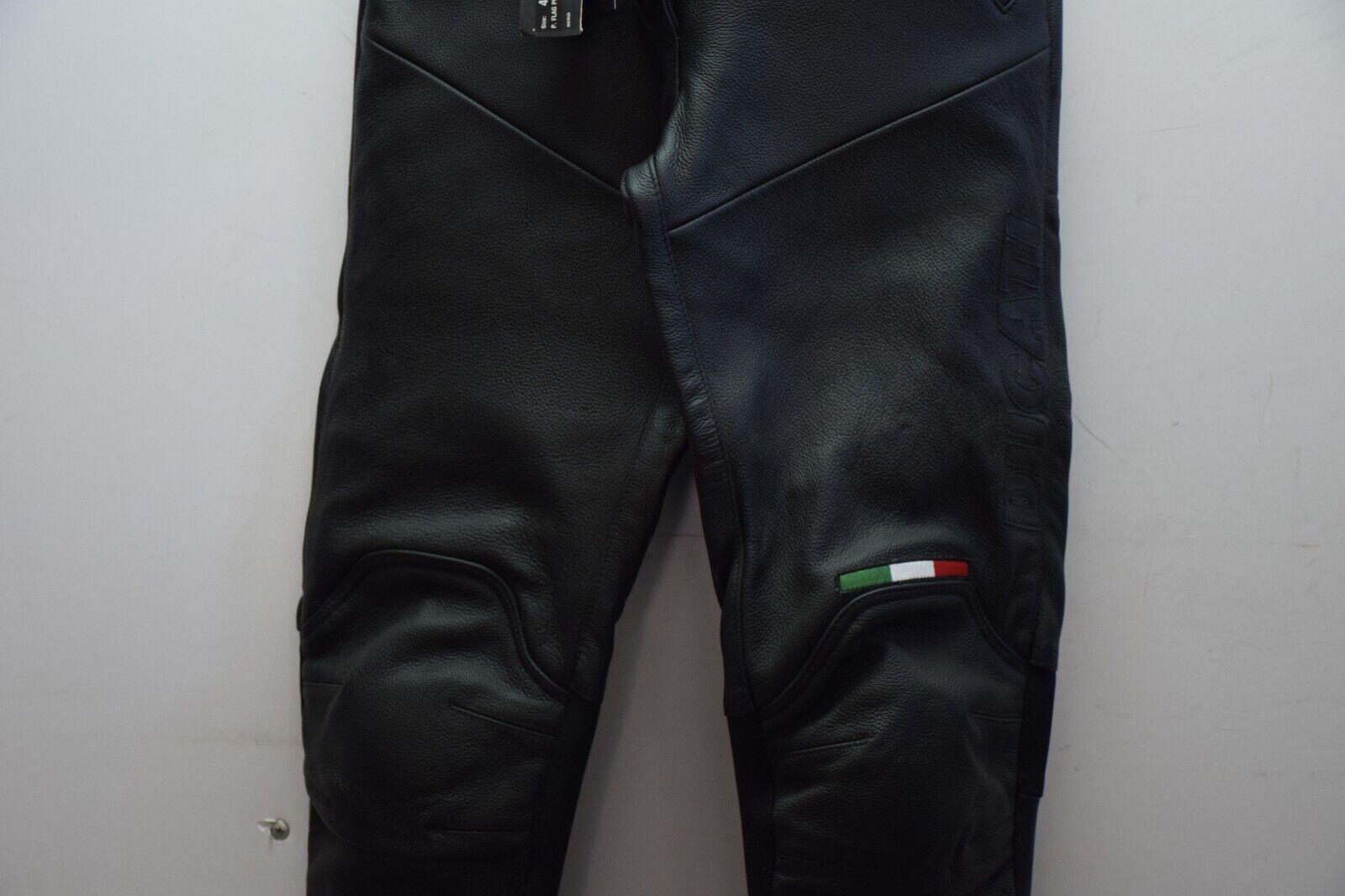ducati pantaloni in pelle da moto ducati flag lady dainese nero tg. 40 7 - foto 4