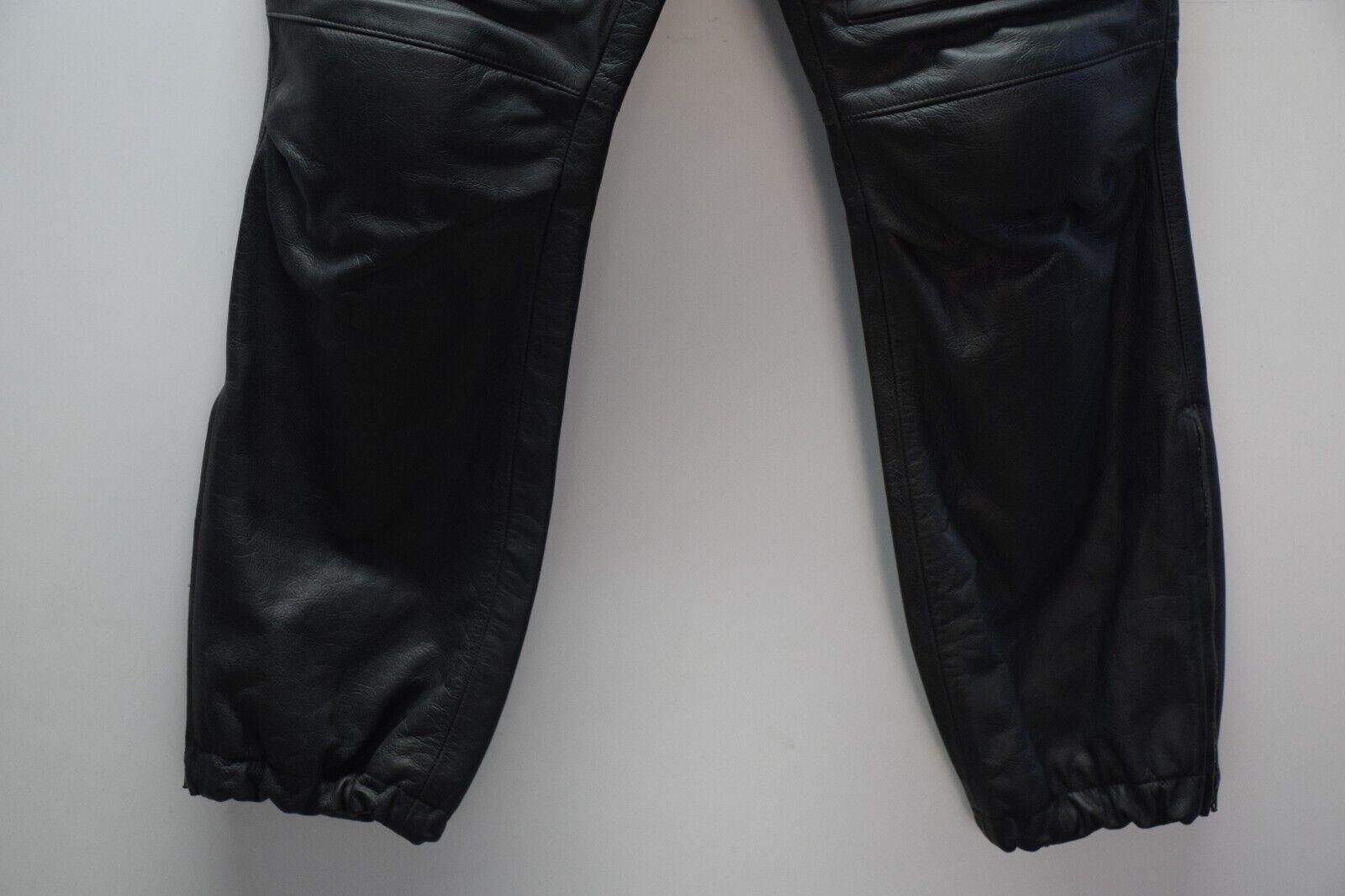 ducati pantaloni in pelle da moto ducati performance old times nero crema oro tg 54 8 - foto 3