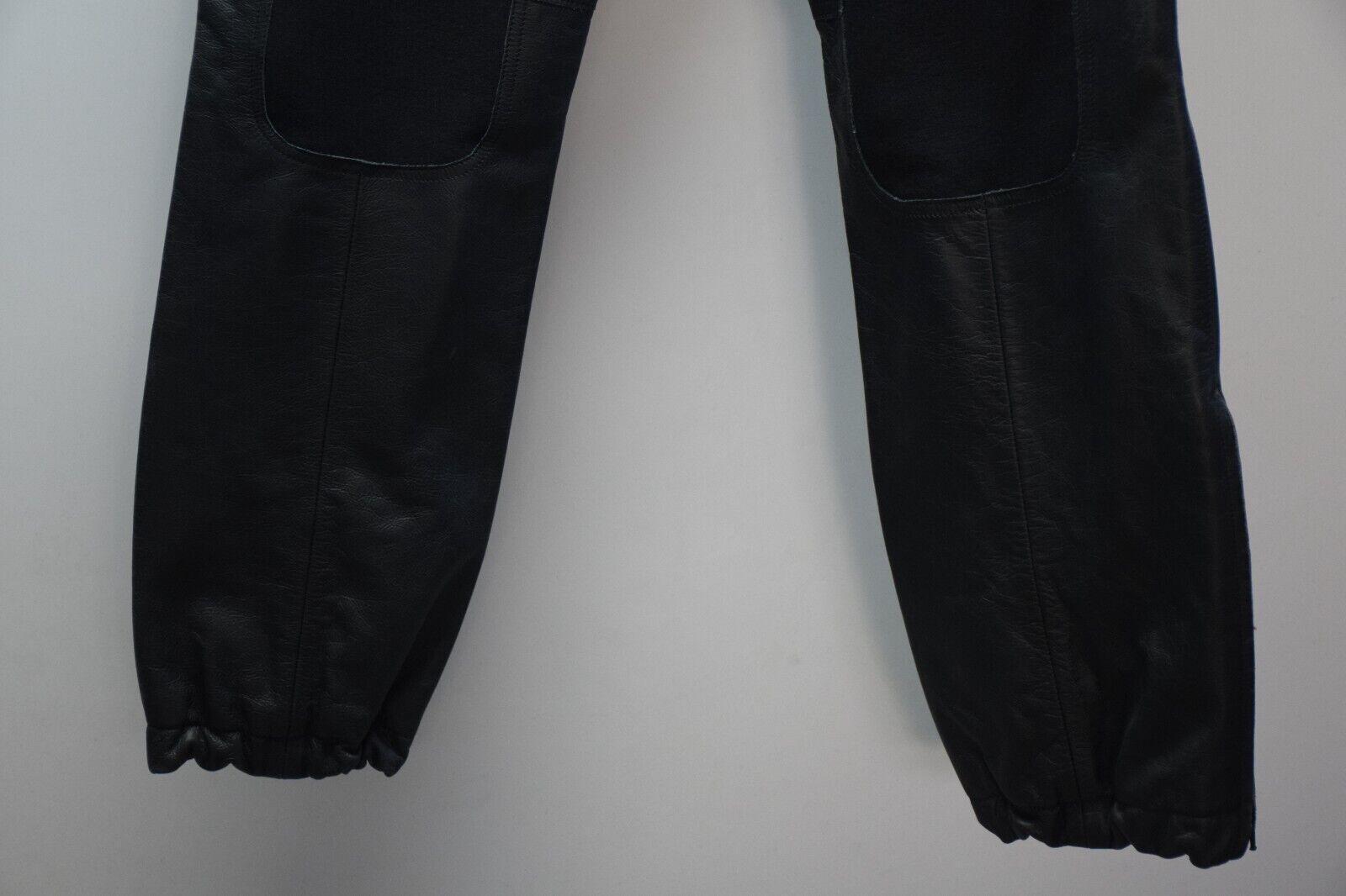 ducati pantaloni in pelle da moto ducati performance old times nero crema oro tg 54 8 - foto 6