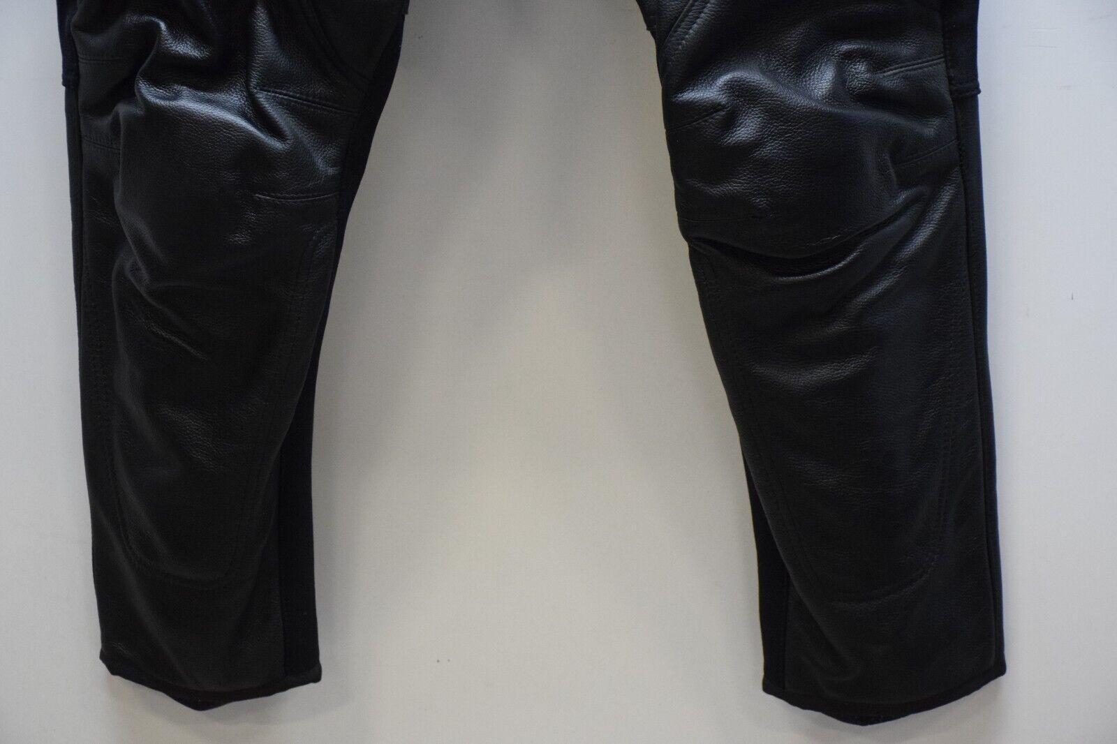 ducati pantaloni in pelle da moto dainese flag ducati nero tg. 52 9 - foto 3