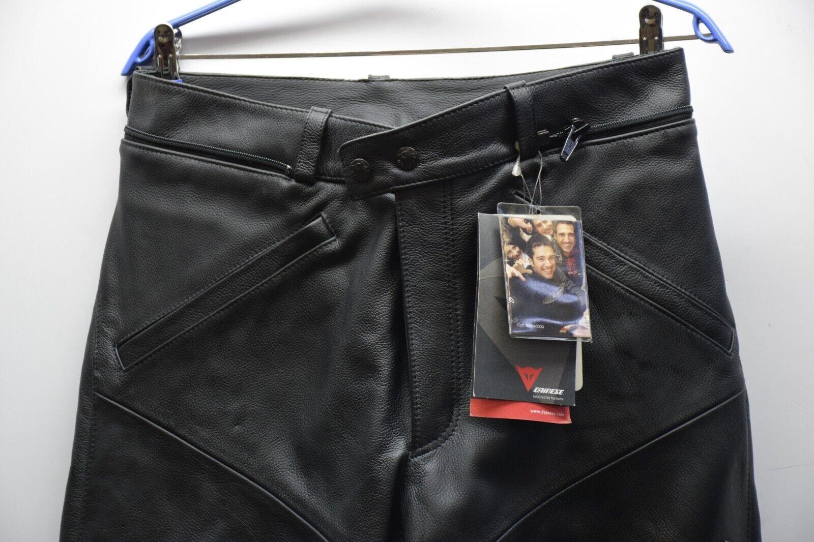 ducati pantaloni in pelle da moto dainese flag ducati nero tg. 52 9 - foto 5