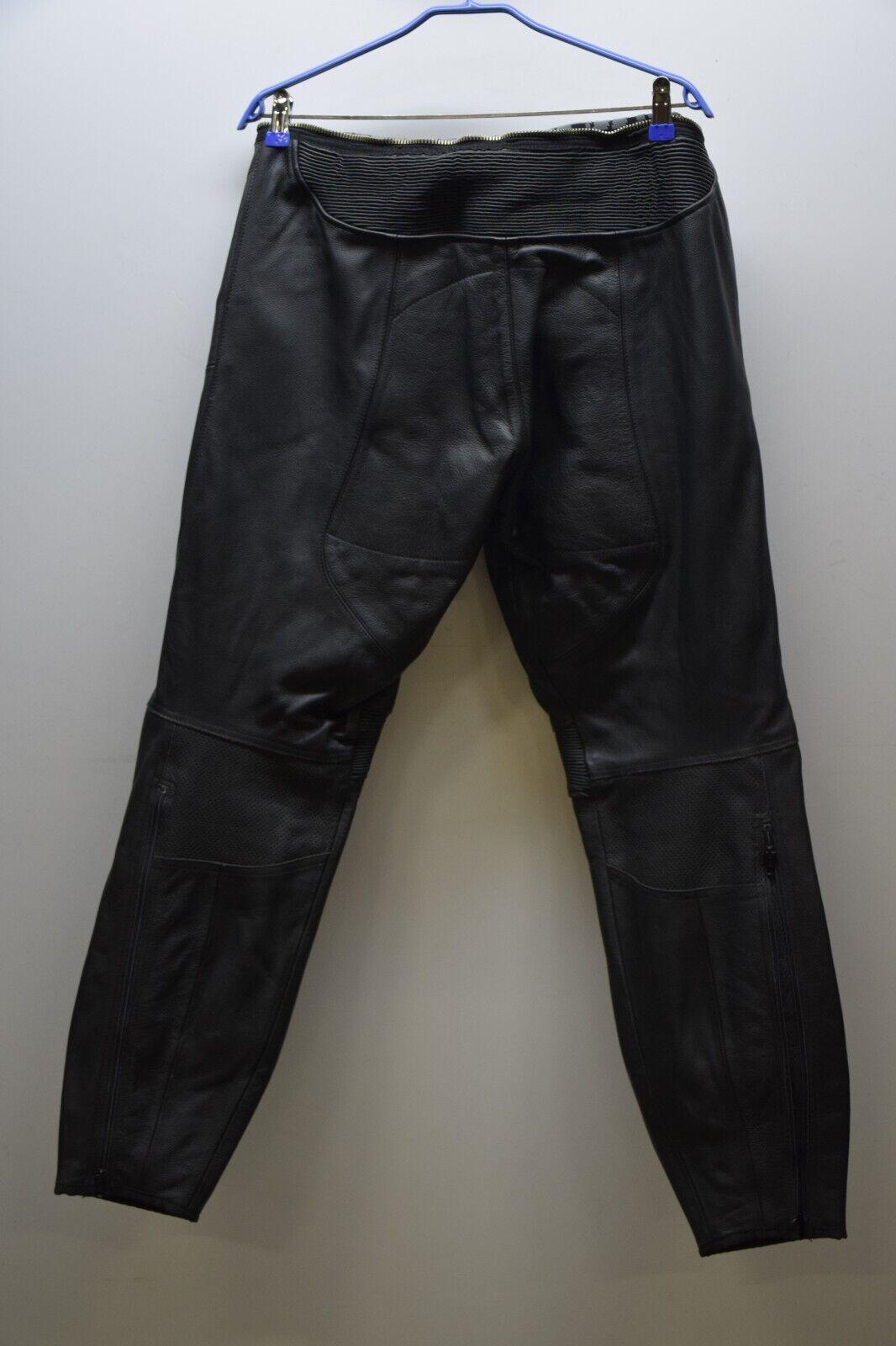 ducati pantaloni in pelle da moto dainese ducati motor nero tg. 56 20 - foto 2