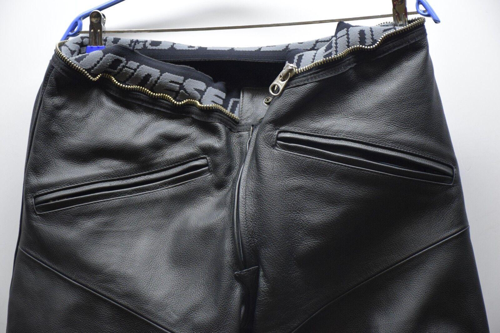 ducati pantaloni in pelle da moto dainese ducati motor nero tg. 56 20 - foto 5