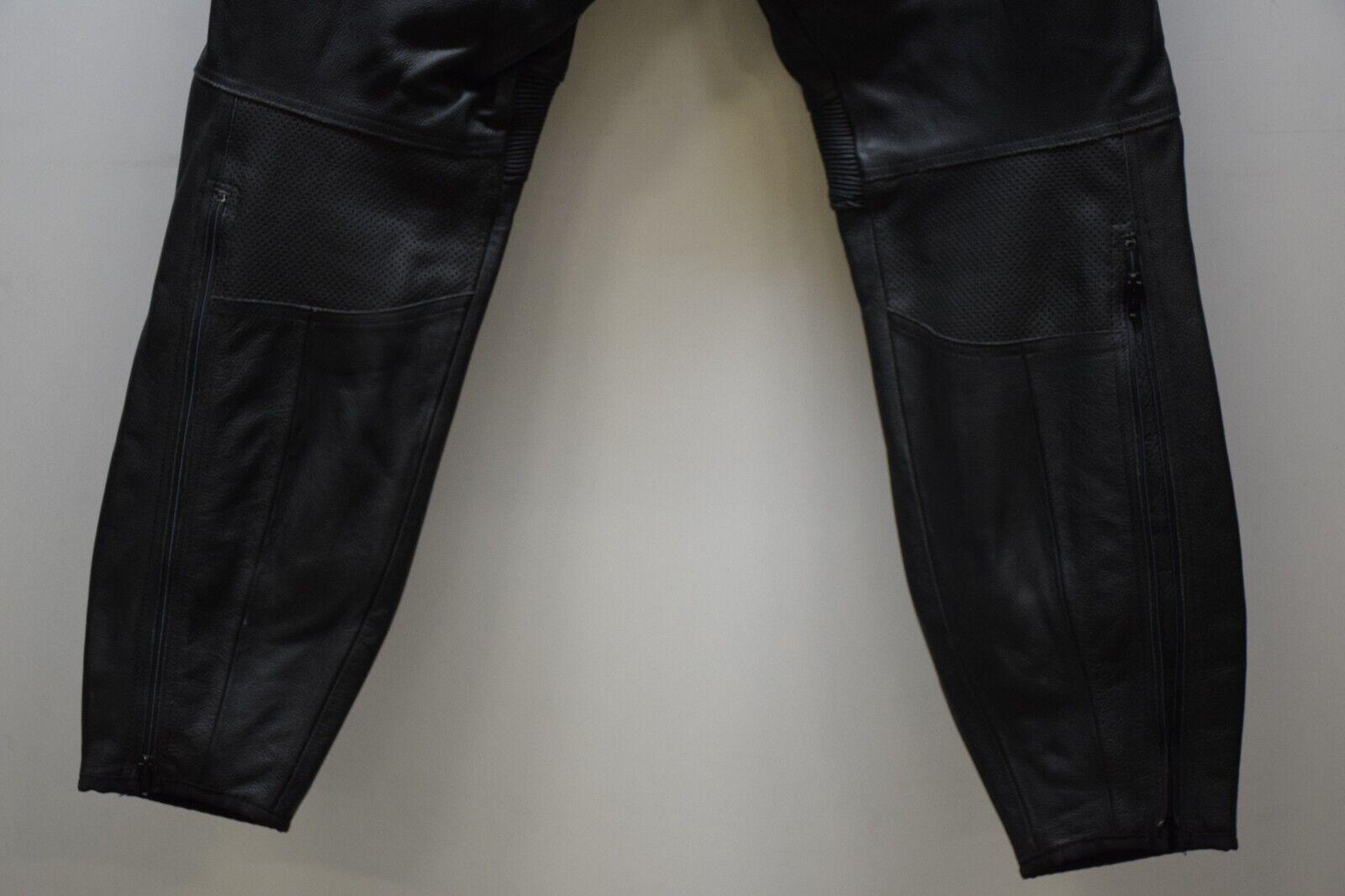ducati pantaloni in pelle da moto dainese ducati motor nero tg. 56 20 - foto 6