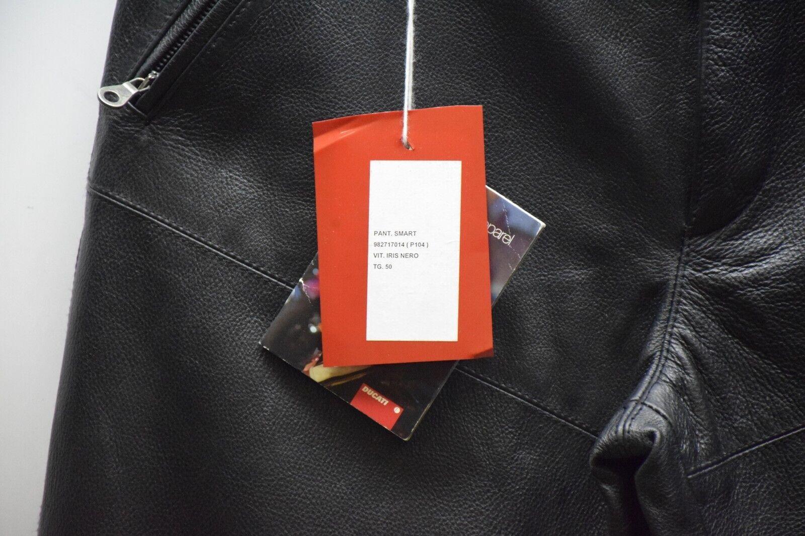 ducati pantalone in pelle da moto ducati smart performance nero tg. 50 26 - foto 6