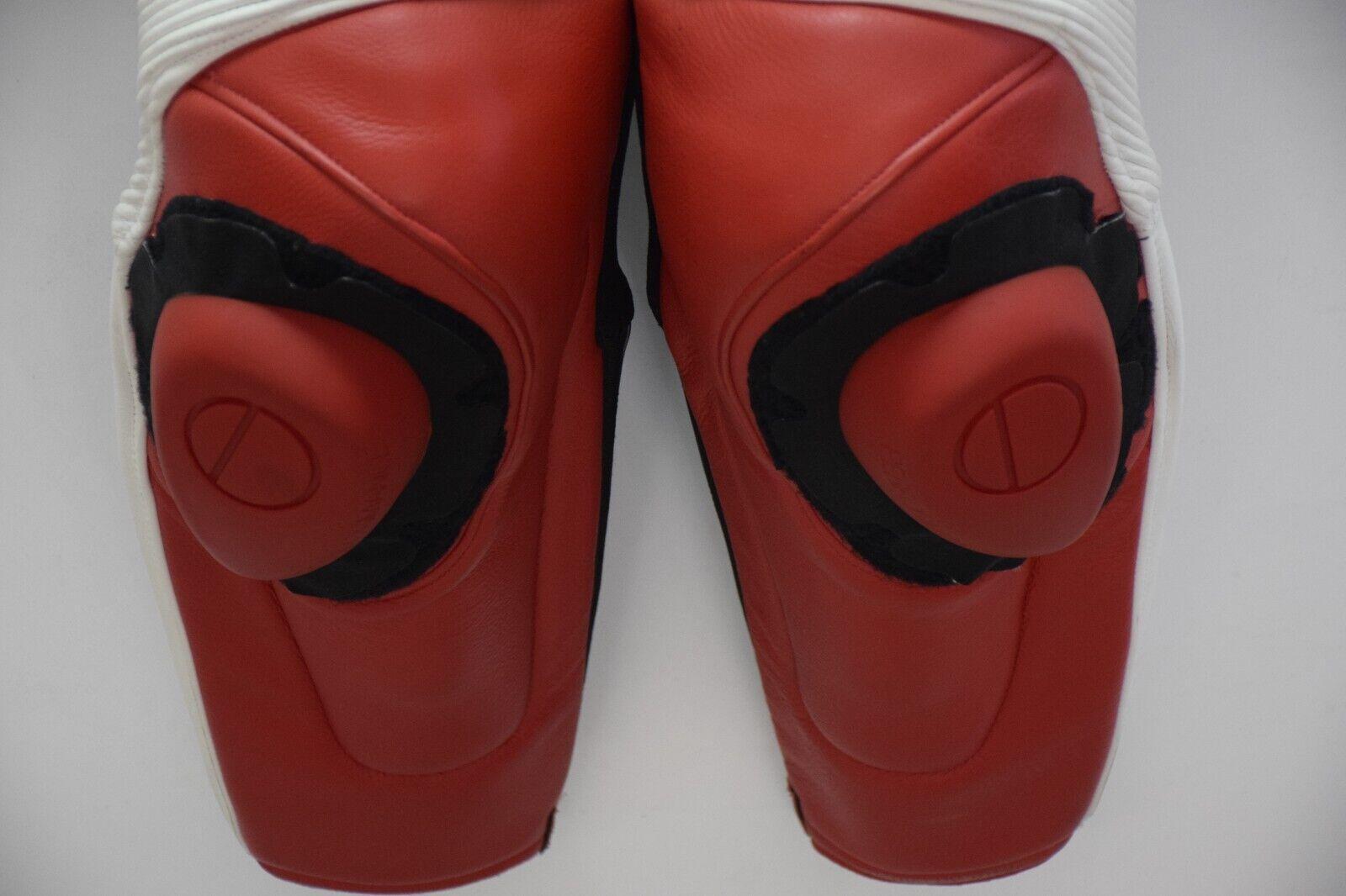 ducati tuta in pelle da moto strada pista dainese ducati corse sbk tricolore tg. 52 - foto 3