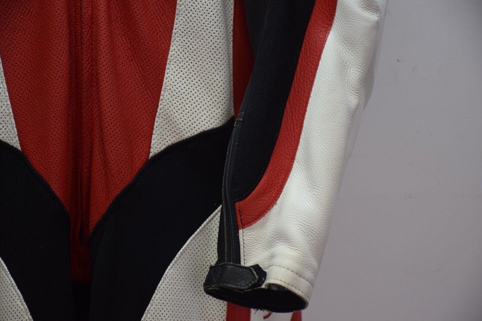 ducati tuta in pelle da moto strada pista dainese ducati corse sbk tricolore tg. 52 - foto 6
