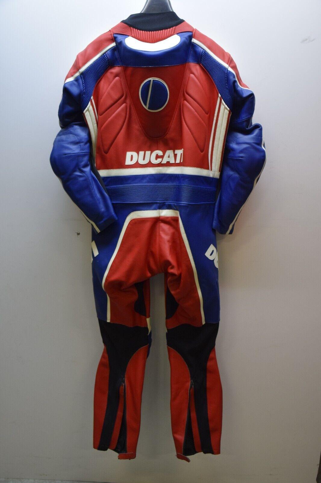 ducati tuta in pelle da moto pista strada dainese ducati corse ben bostrom sbk tg. 54 - foto 2