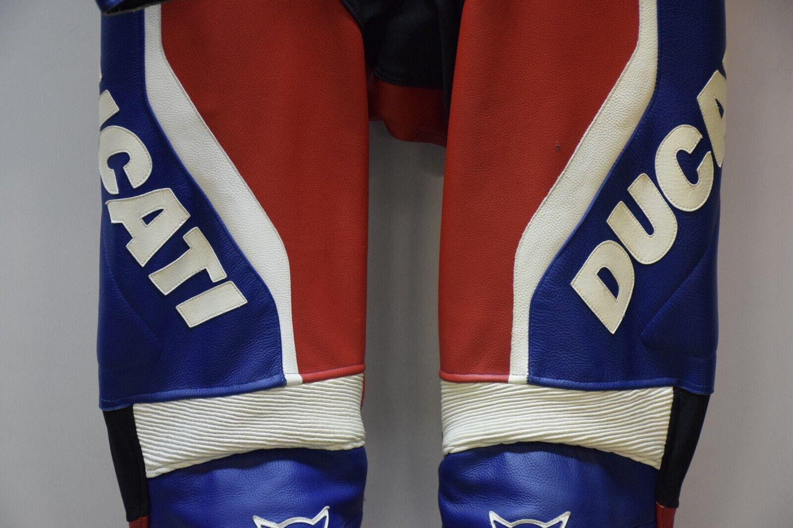 ducati tuta in pelle da moto pista strada dainese ducati corse ben bostrom sbk tg. 54 - foto 4