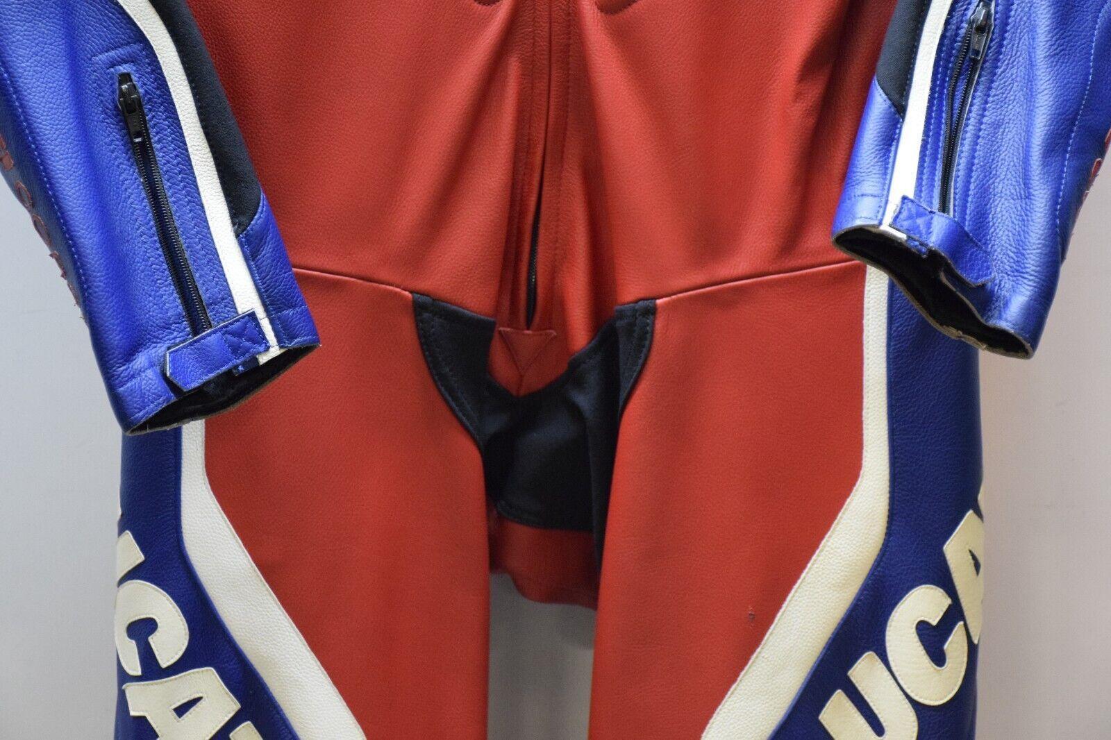 ducati tuta in pelle da moto pista strada dainese ducati corse ben bostrom sbk tg. 54 - foto 5