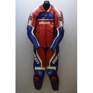 Tuta in pelle da moto dainese  ben bostrom sbk rossa blu bianca tg. 52