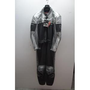 Tuta in pelle divisibile dainese potere  antrac nero antracite cromo tg 56