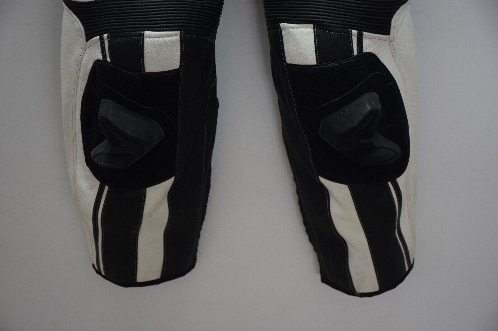 spidi tuta in pelle da moto strada spidi nrg touring bianco nero divisibile tg. 54 - foto 3