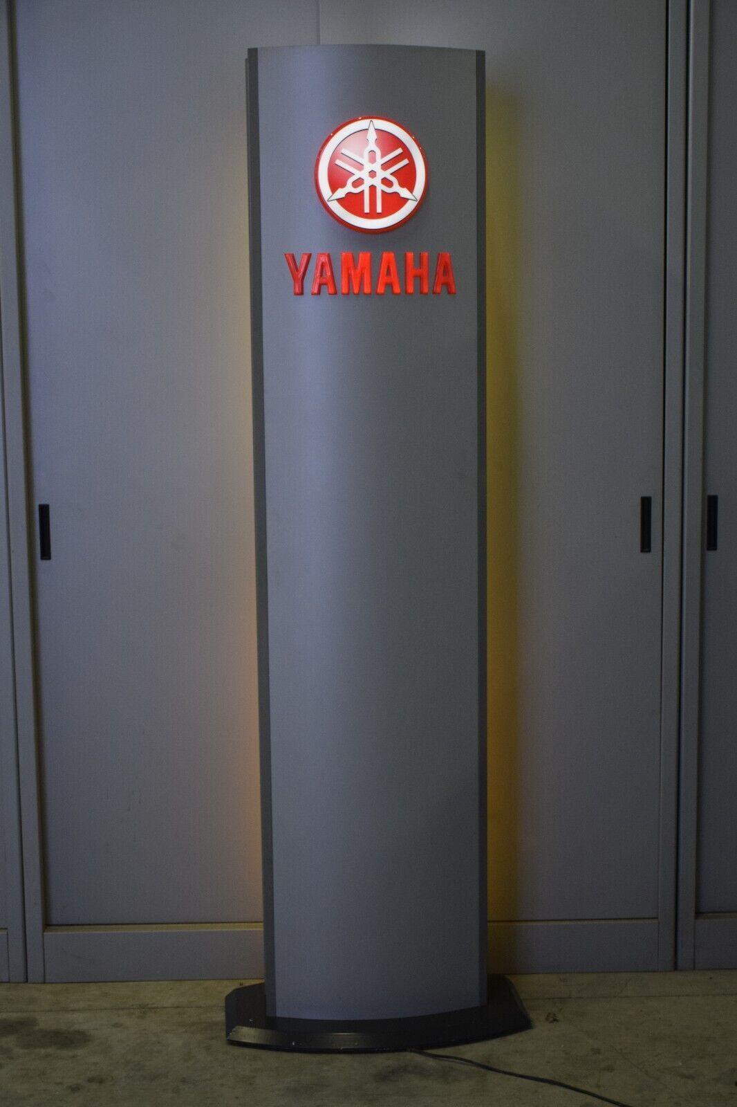 yamaha insegna pubblicitaria verticale luminosa yamaha da interno negozio / collezione - foto 2