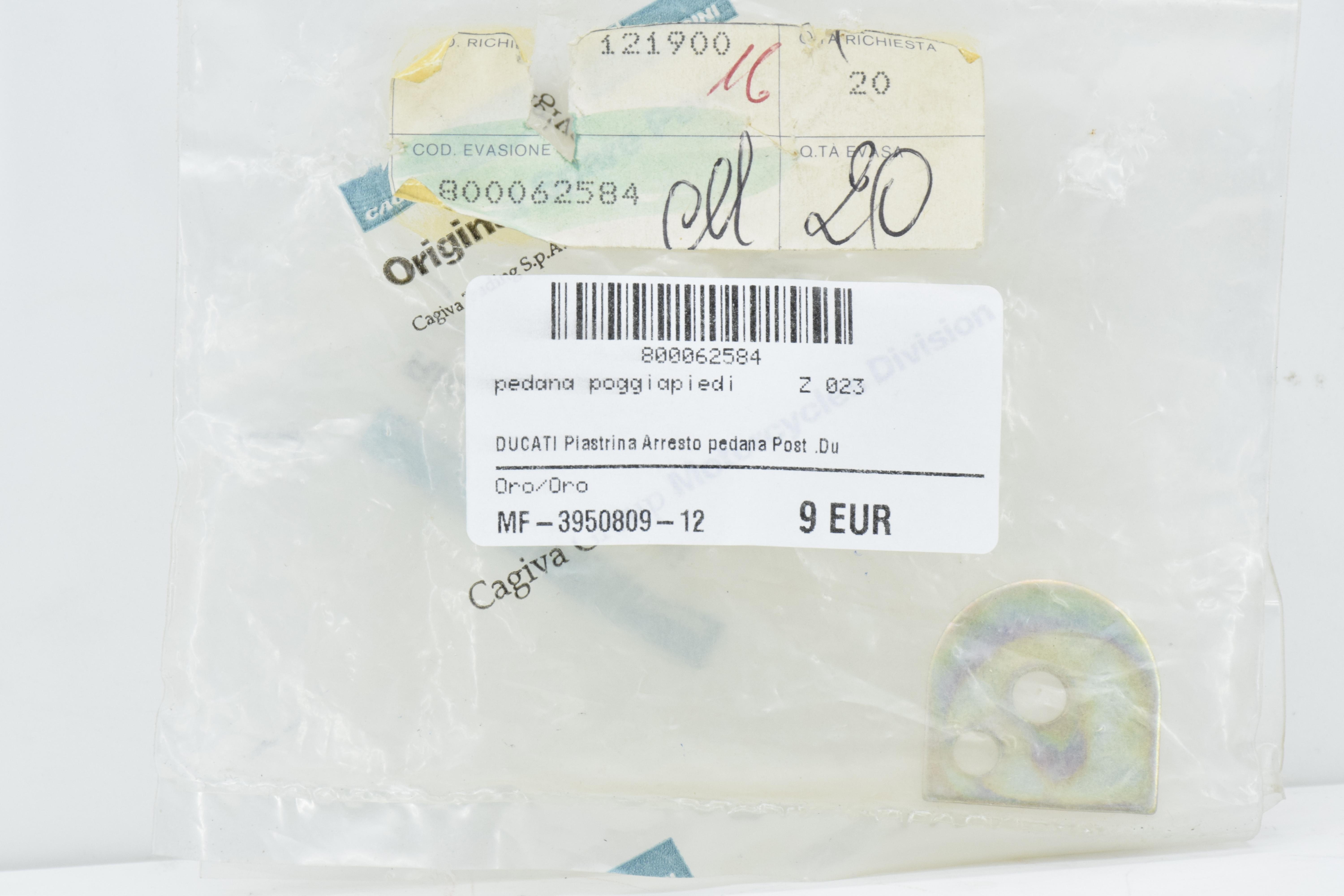 ducati piastrina arresto pedana post .ducati monster 800062584 - foto 3