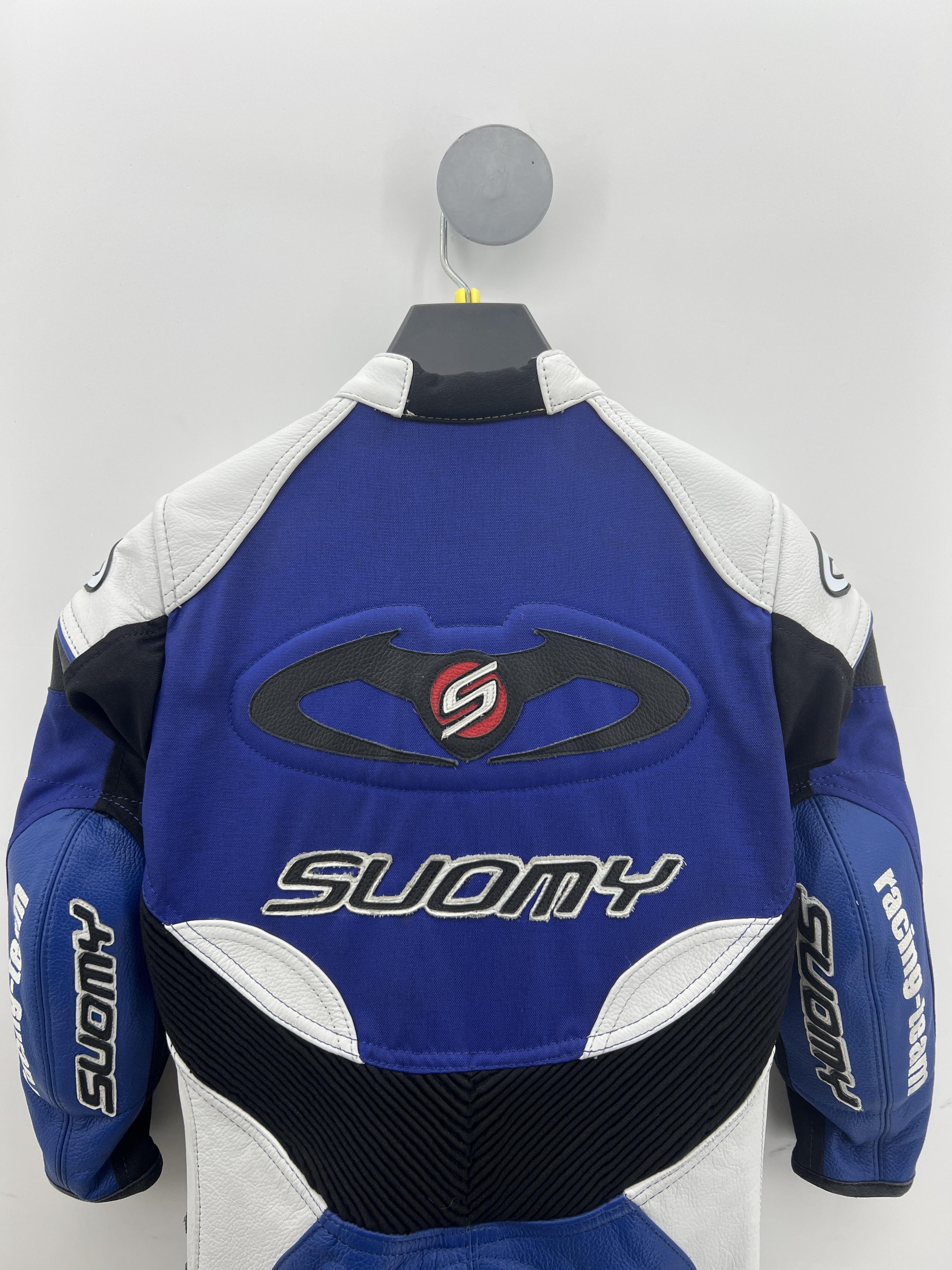 suomy tuta bimbo cordura /pelle blue - foto 3