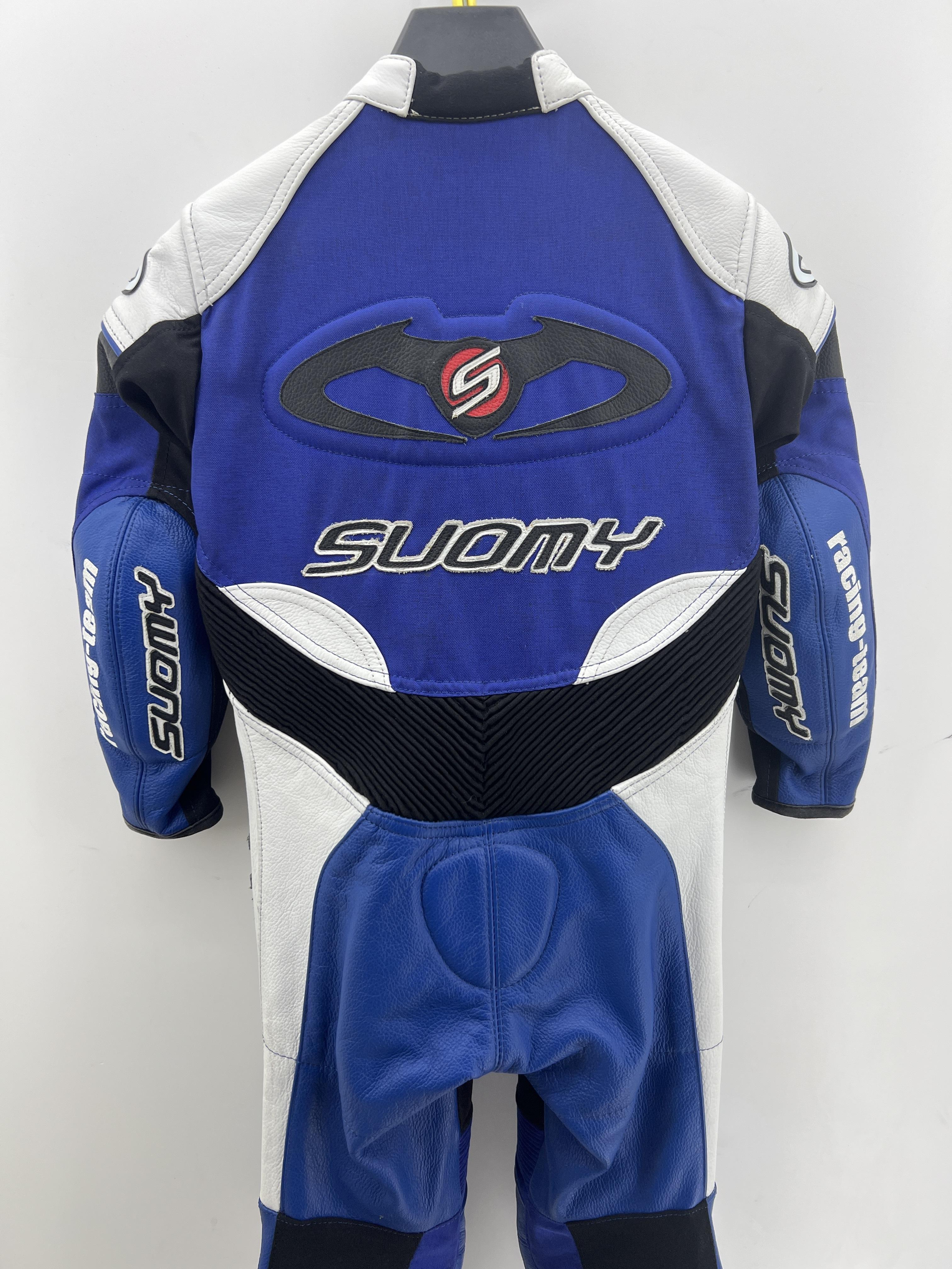 suomy tuta bimbo cordura /pelle blue - foto 5